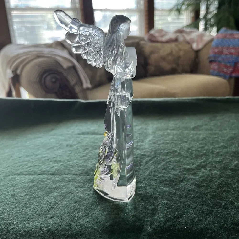 Roman Inc Praying Angel Flower Fairy Figurine Acrylic 7